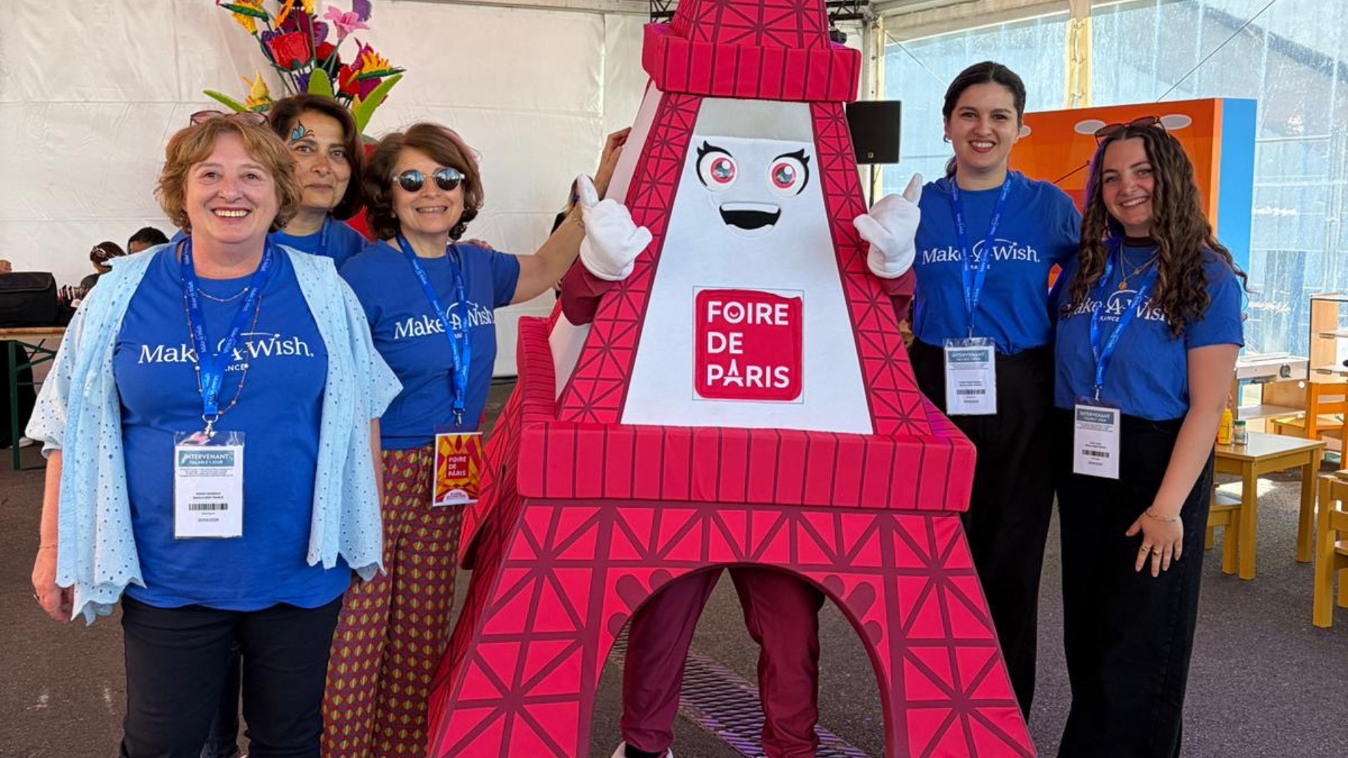 Make-A-Wish France à la Boum des Enfants de Foire de Paris