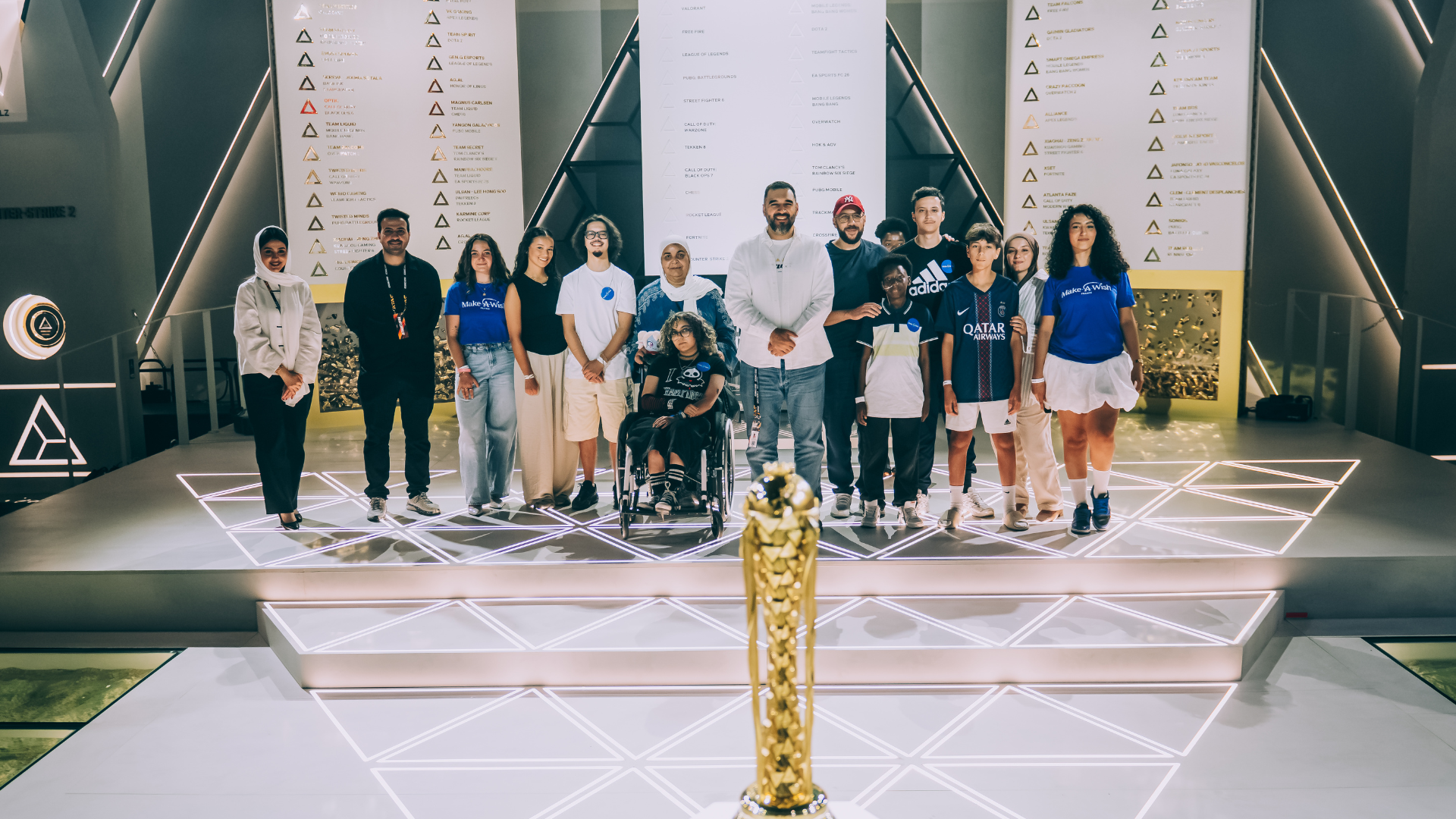 Une journée exceptionnelle à l'Esports World Cup 2026 pour nos Wish Kids